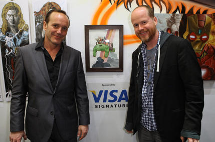 Joss Whedon, Clark Gregg, Avengers, 