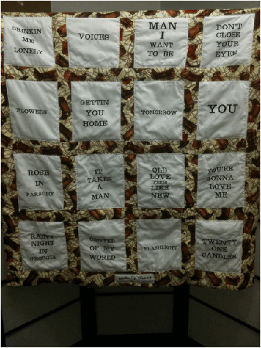 Chris Young, "Nanny" Quilts