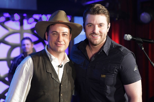 Chris Young and Jimmy Kimmel