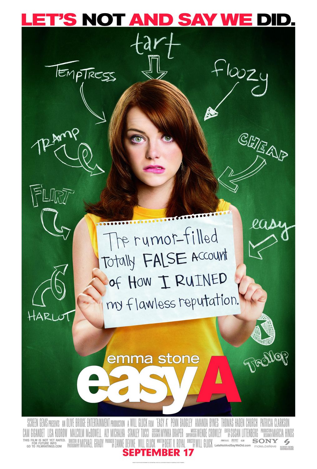 Easy A One Sheet