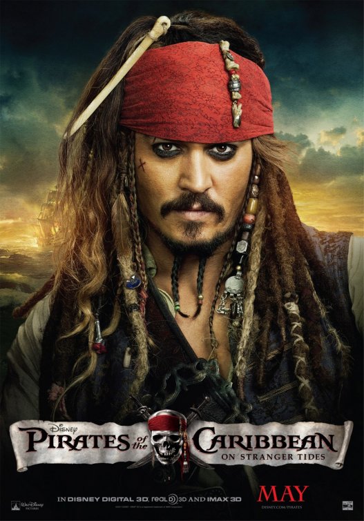 Pirates of the Caribbean On Stranger Tides One Sheet