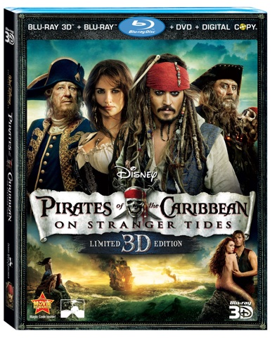 Pirates of the Caribbean: On Stranger Tides DVD Cover